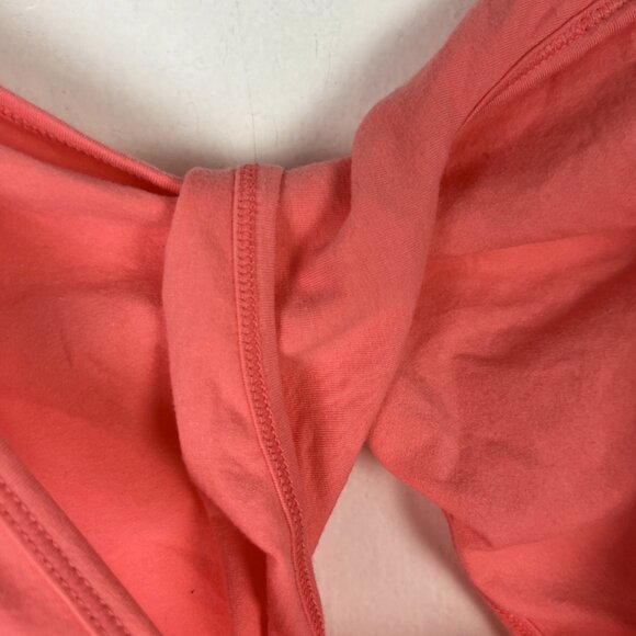 NWT American Eagle Twisted Back Cropped Tank Top Crop Top Coral Size XL NEW - Picture 5 of 11